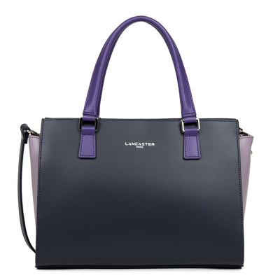 sac à main - smooth #couleur_bleu-fonc-mauve-violet