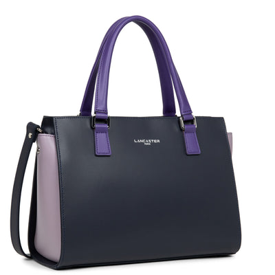 sac à main - smooth #couleur_bleu-fonc-mauve-violet