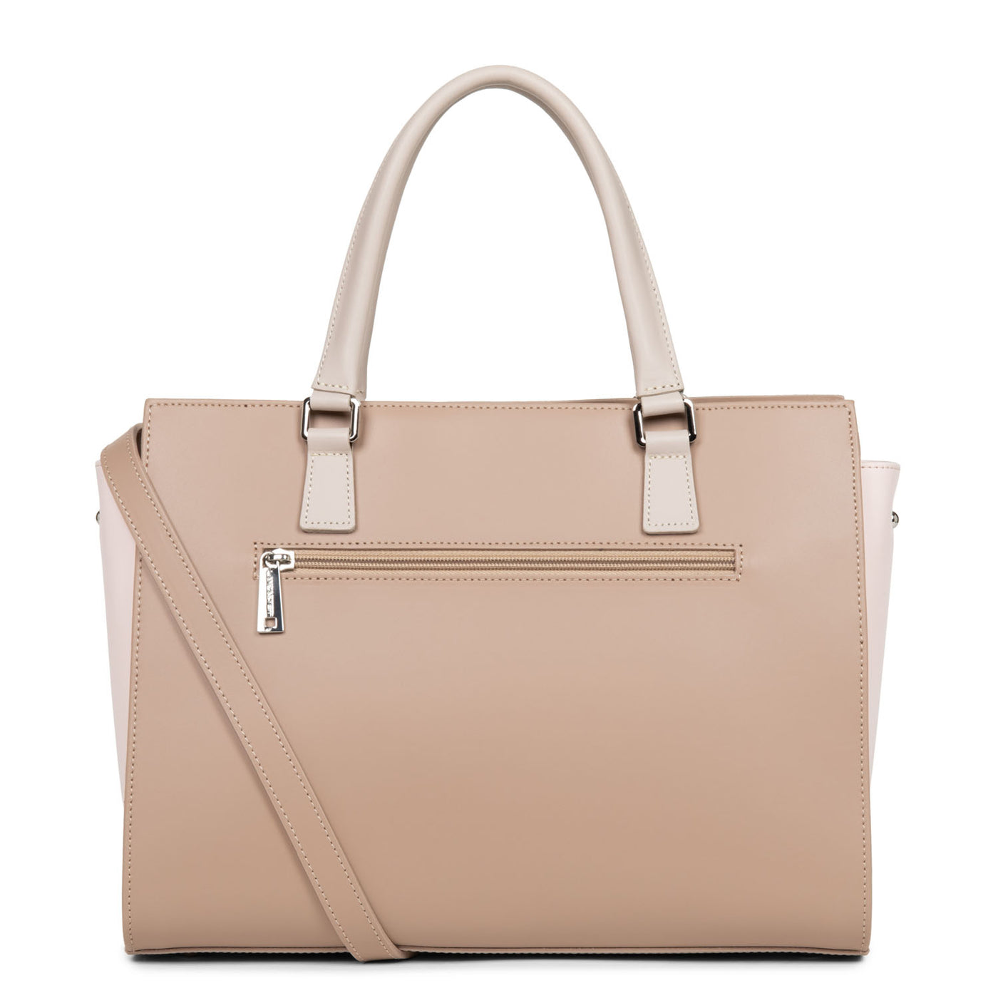 grand sac cabas main - smooth #couleur_nude-rose-galet-ros