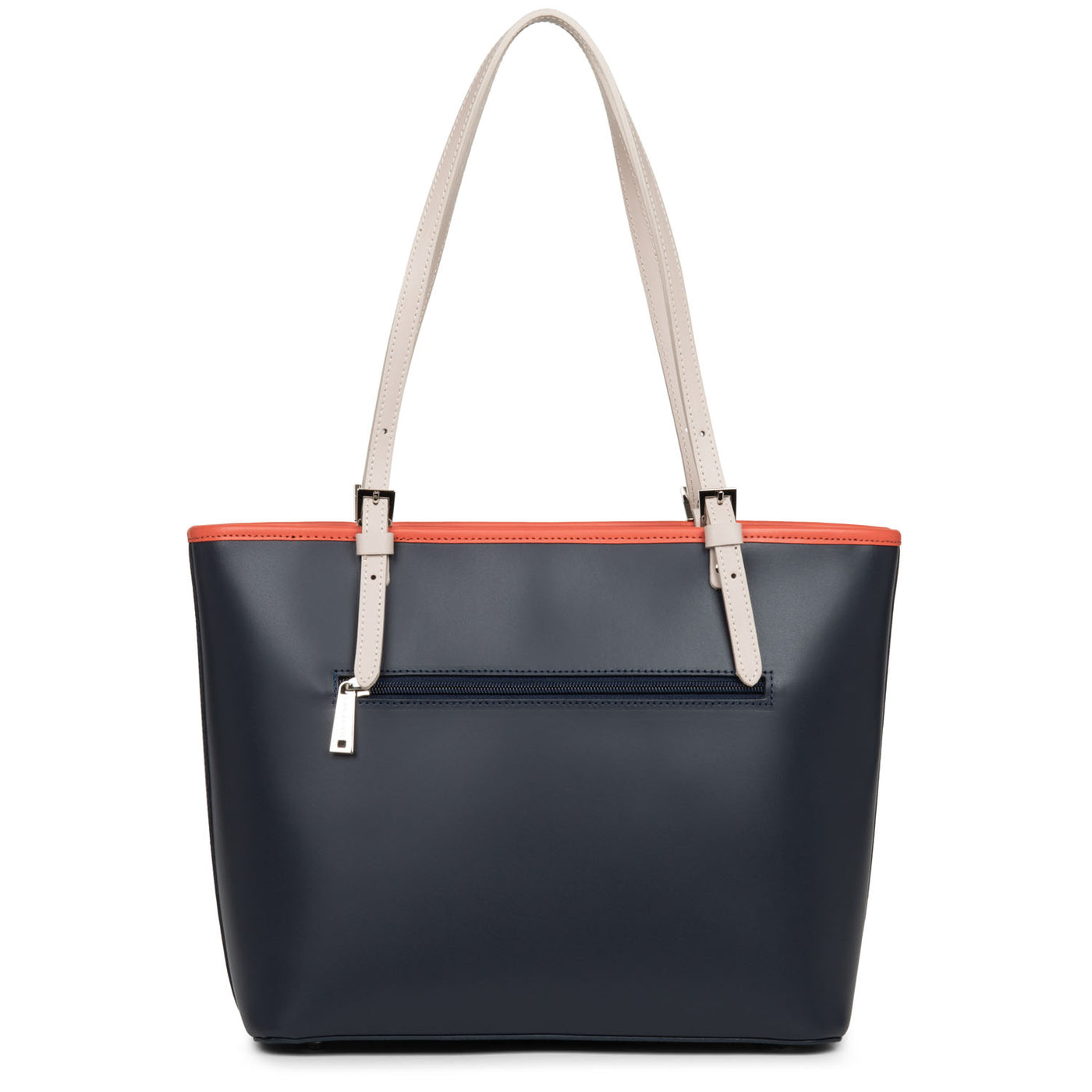sac cabas épaule - smooth #couleur_bleu-fonc-galet-ros-pastque