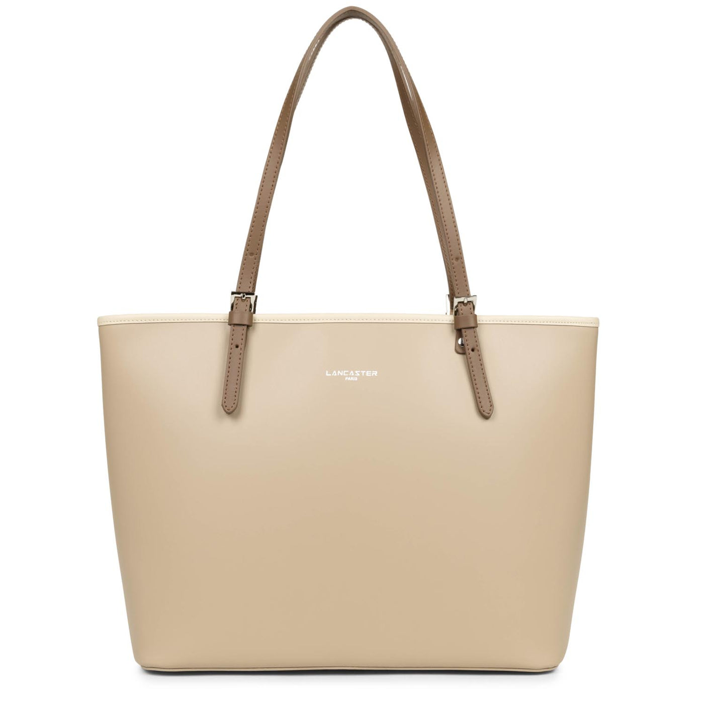 grand sac cabas épaule - smooth #couleur_nude-nude-clair-vison