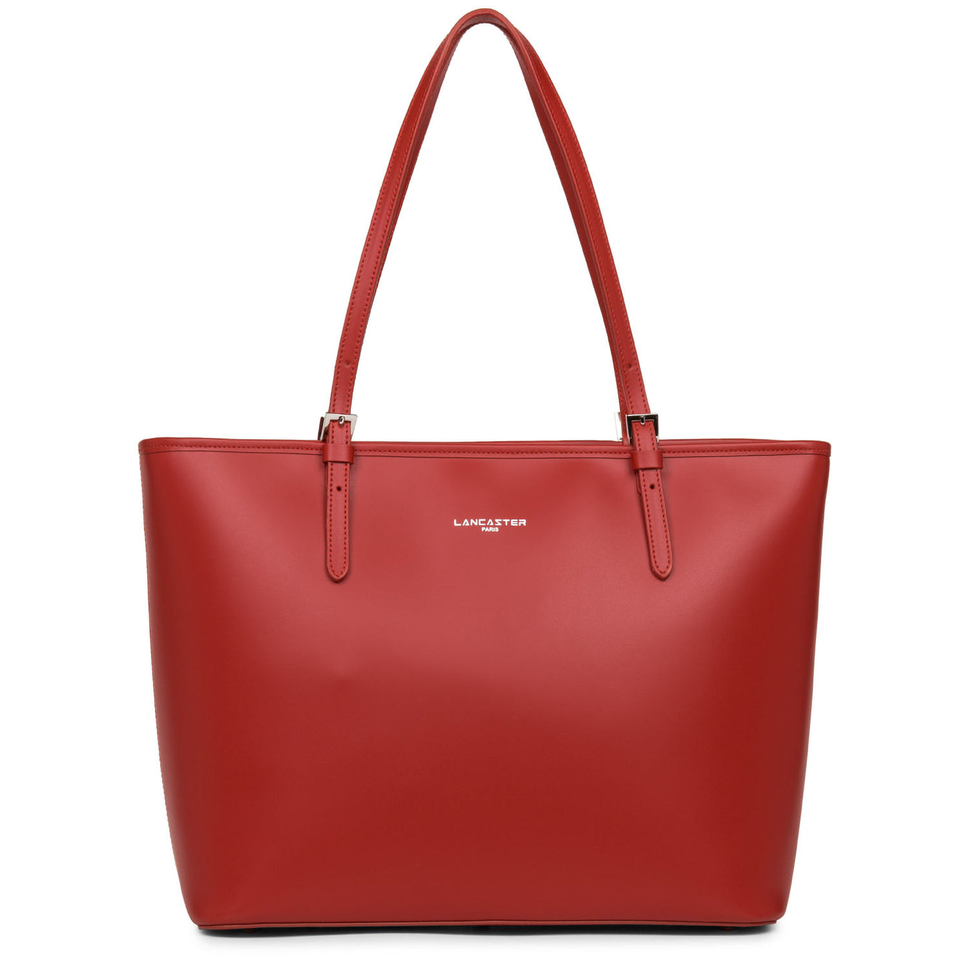grand sac cabas épaule - smooth #couleur_rouge