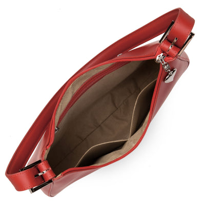 sac besace - smooth #couleur_rouge