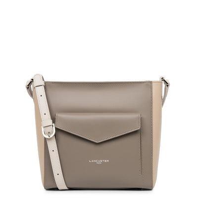 sac seau - smooth #couleur_taupe-nude-fonce-galet-rose