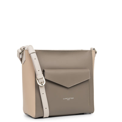 sac seau - smooth #couleur_taupe-nude-fonce-galet-rose