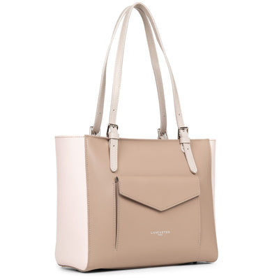 sac cabas épaule - smooth #couleur_nude-rose-galet-ros