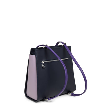 sac à dos multi-fonction - smooth #couleur_bleu-fonc-mauve-violet