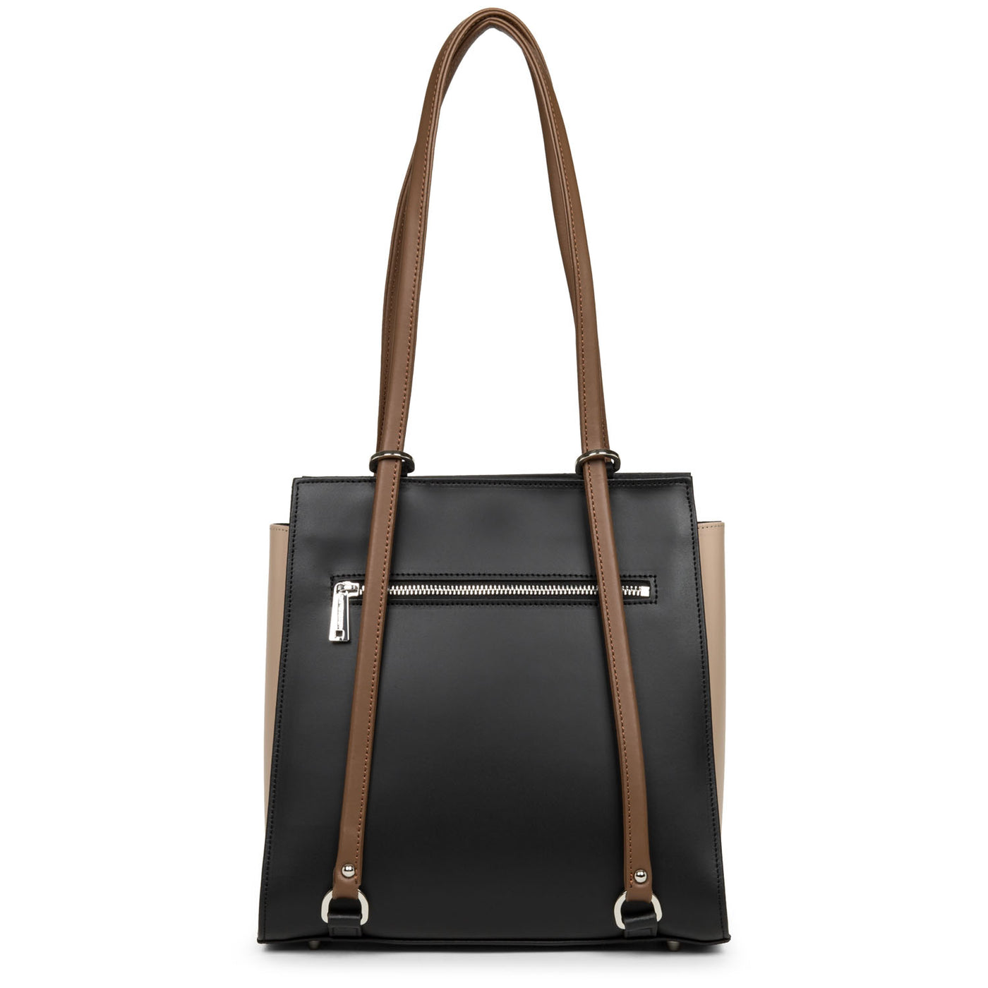 sac à dos multi-fonction - smooth #couleur_noir-nude-vison