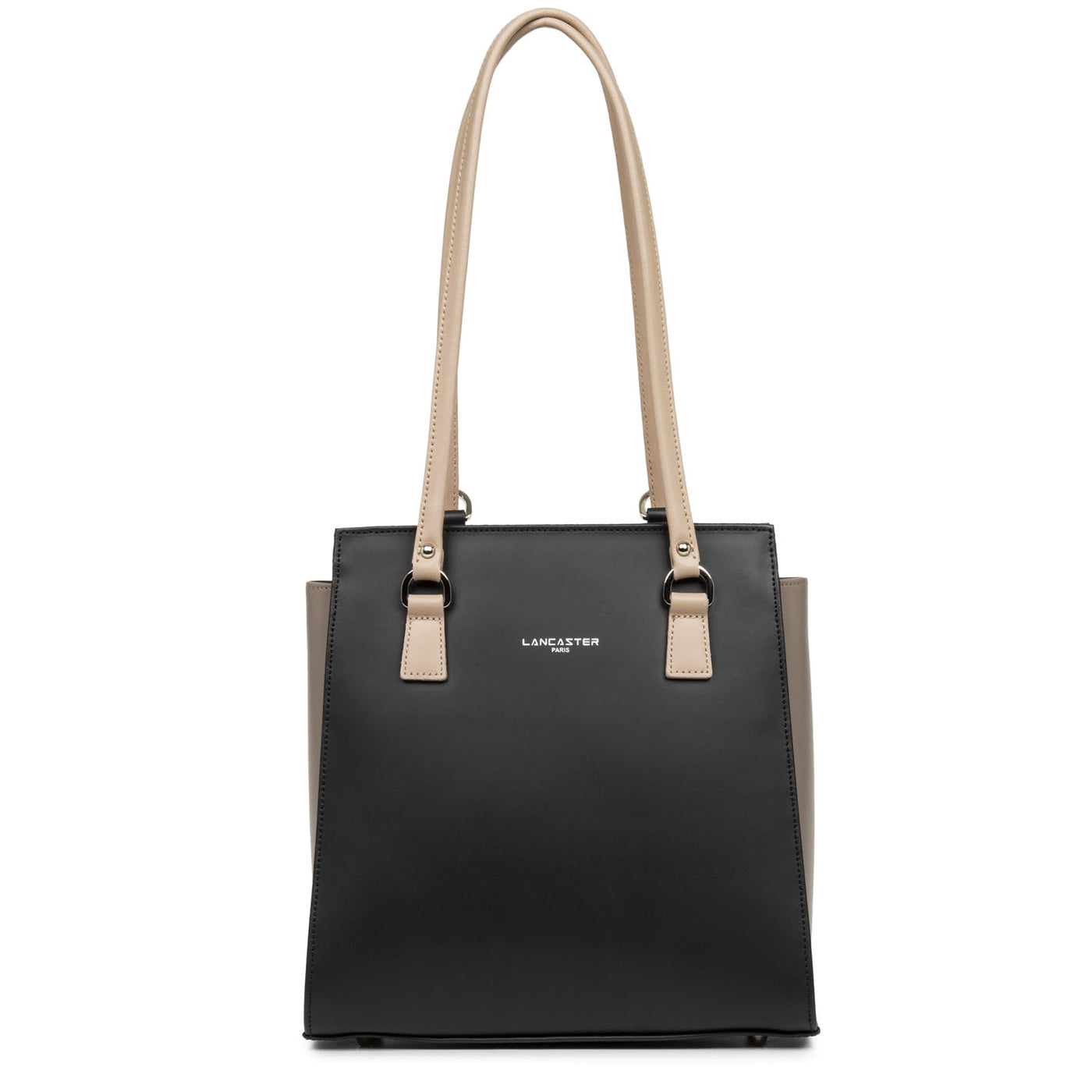 sac à dos multi-fonction - smooth #couleur_noir-taupe-nude-fonce