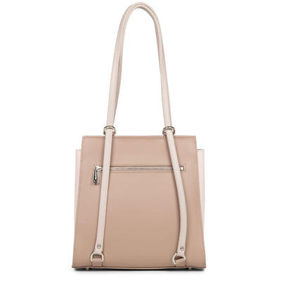 sac à dos multi-fonction - smooth #couleur_nude-rose-galet-ros