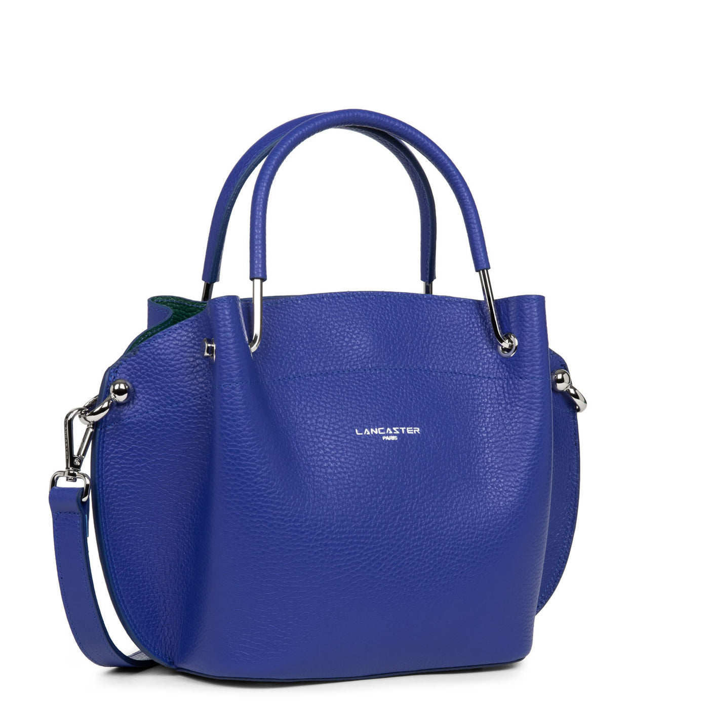 sac à main - foulonné double #couleur_bleu-lectrique-in-vert