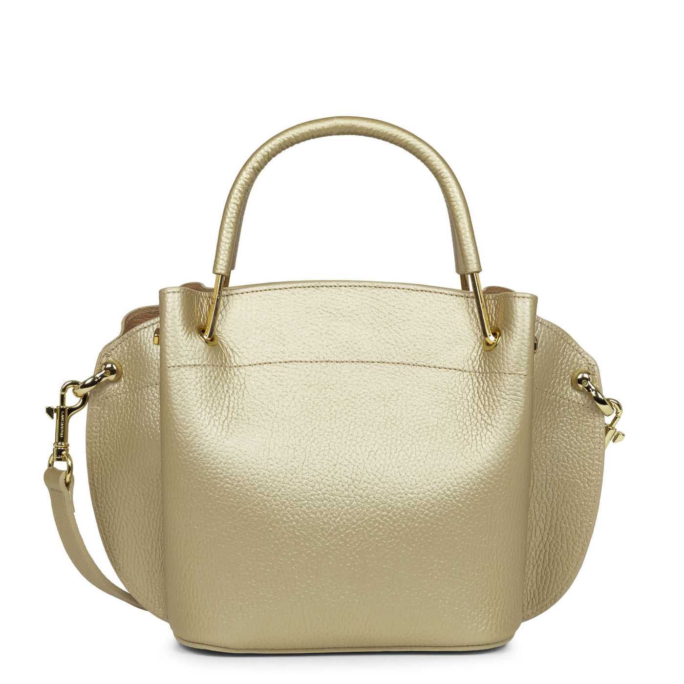 sac à main - foulonné double #couleur_champagne-in-nude