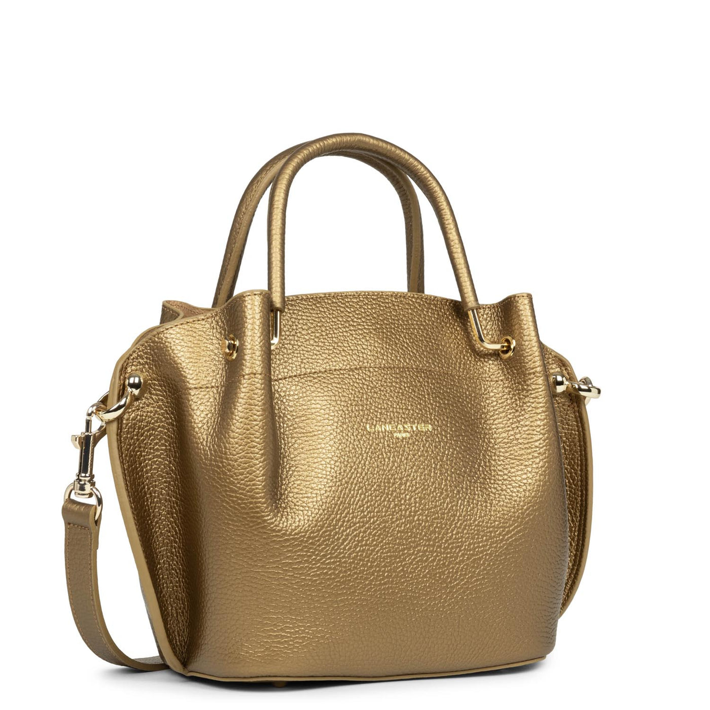 sac à main - foulonné double #couleur_gold-antic-in-naturel