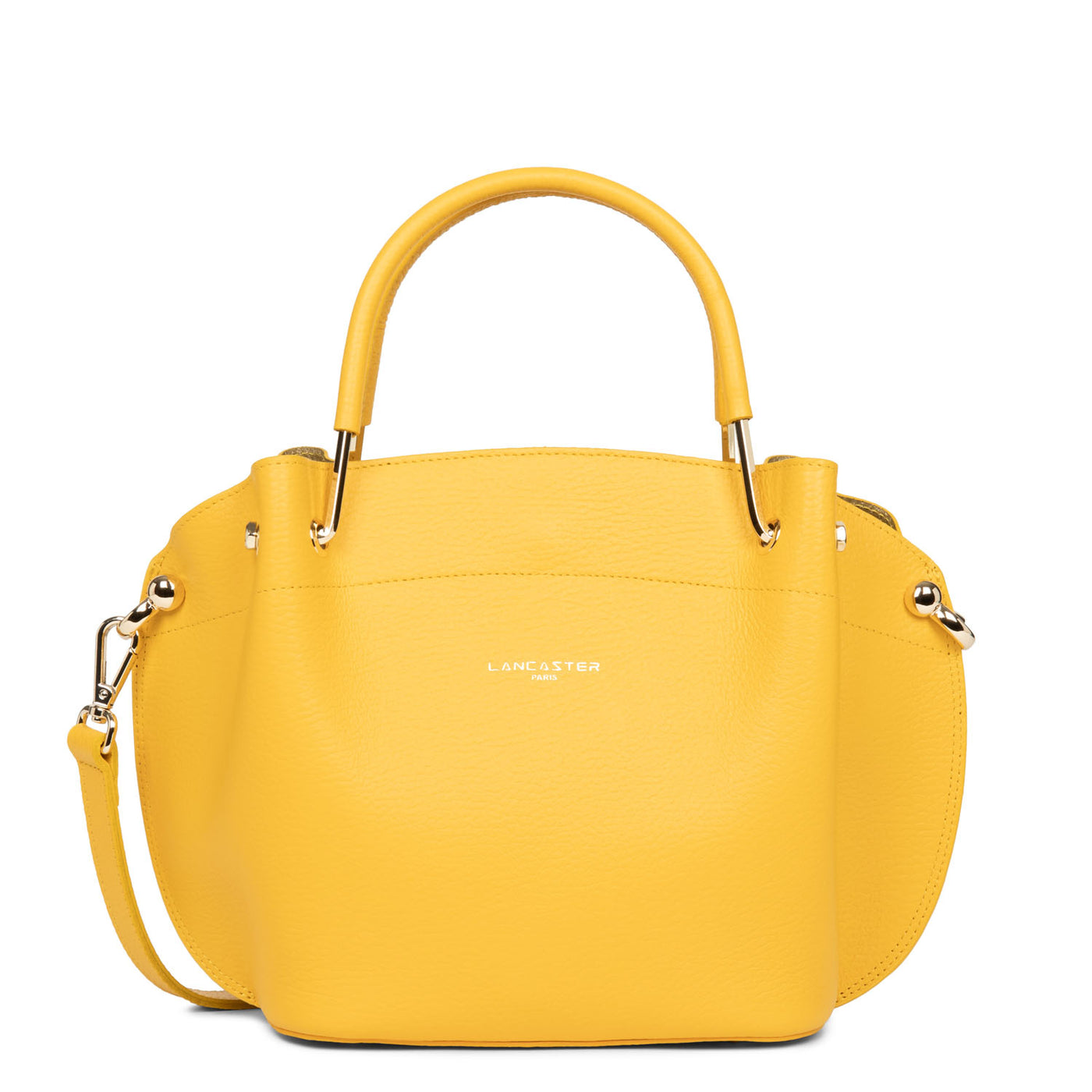 sac à main - foulonné double #couleur_jaune-in-or