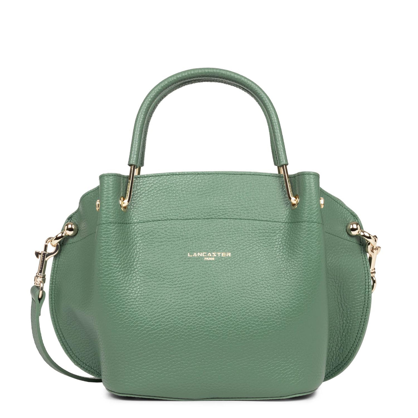 sac à main - foulonné double #couleur_vert-fort-in-or