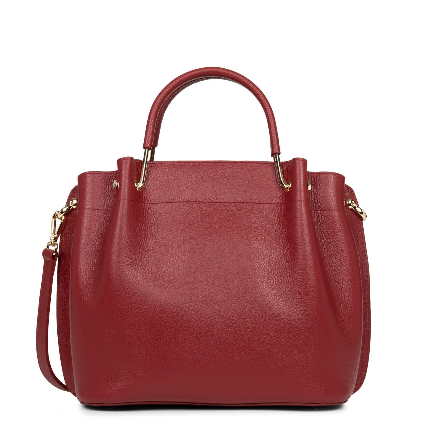 grand sac à main - foulonné double #couleur_carmin-in-blush