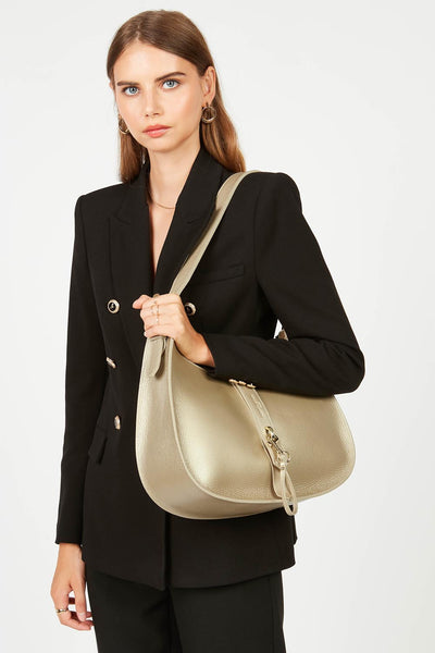 sac besace - foulonné double hook #couleur_champagne-in-nude