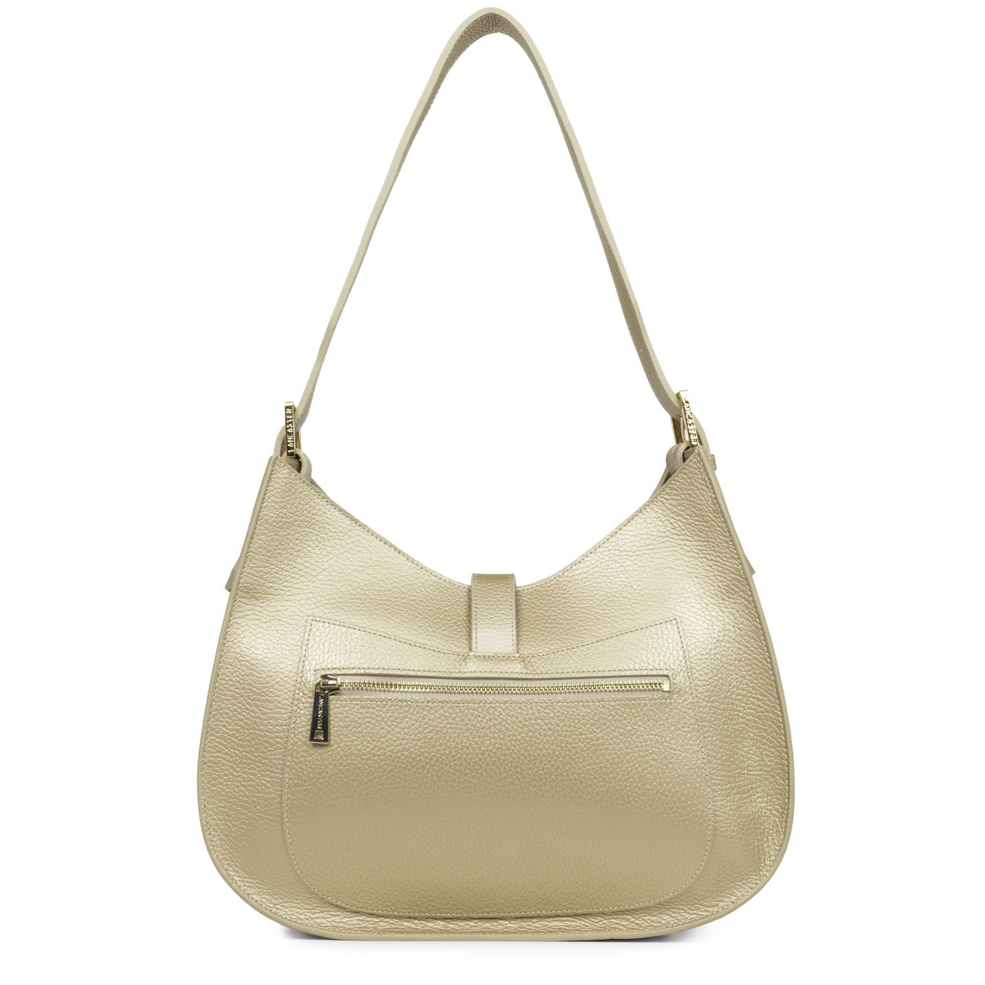 sac besace - foulonné double hook #couleur_champagne-in-nude
