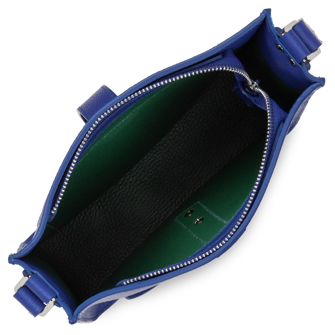 sac trotteur - foulonné double hook #couleur_bleu-lectrique-in-vert