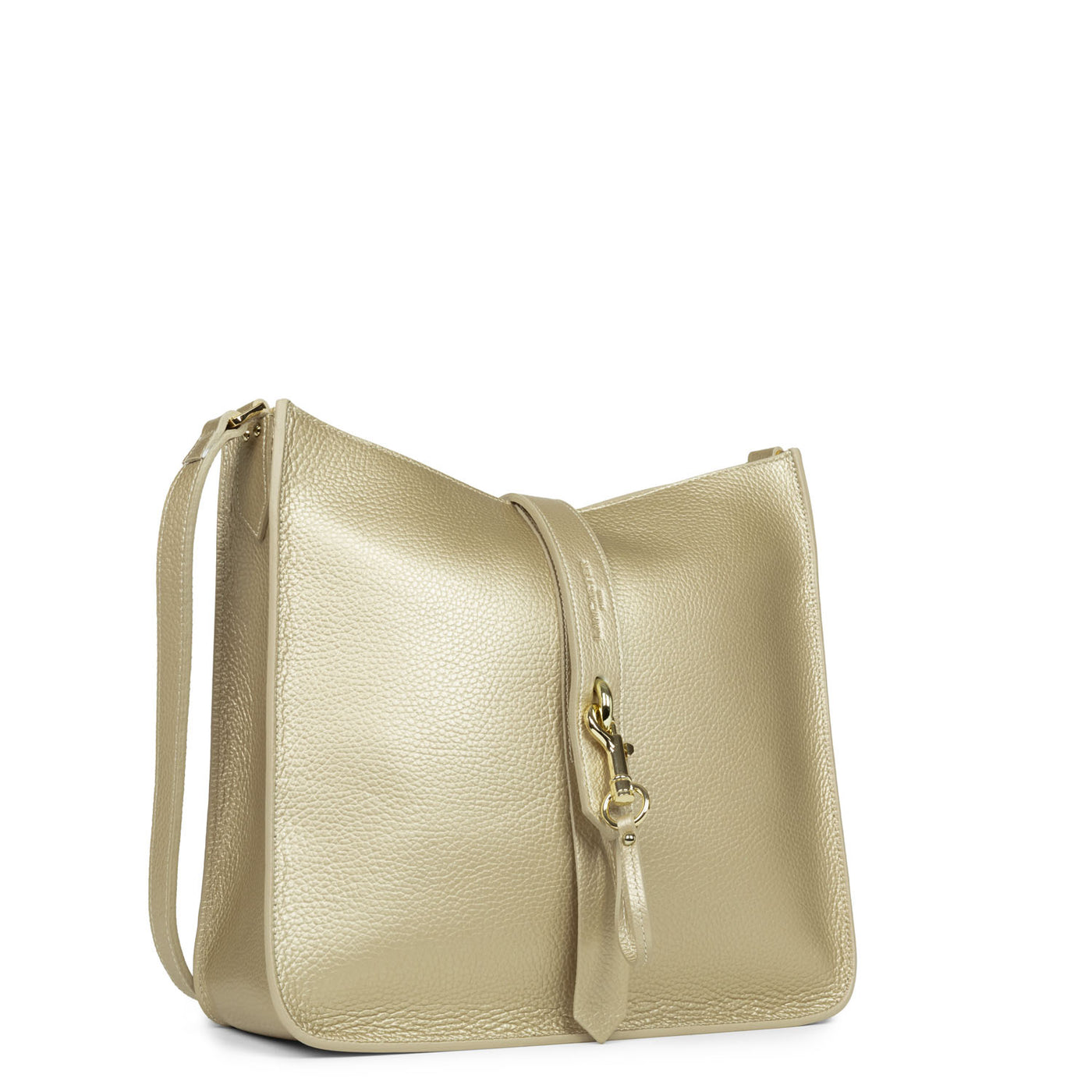 grand sac trotteur - foulonné double hook #couleur_champagne-in-nude