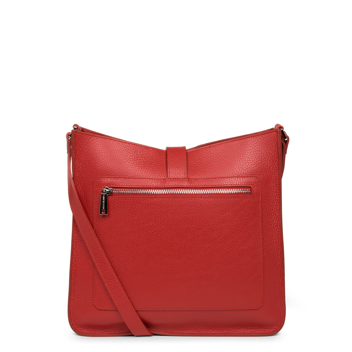 grand sac trotteur - foulonné double hook #couleur_rouge-in-poudre