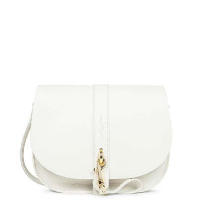 sac besace - foulonné double hook #couleur_blanc-cass-in-nude