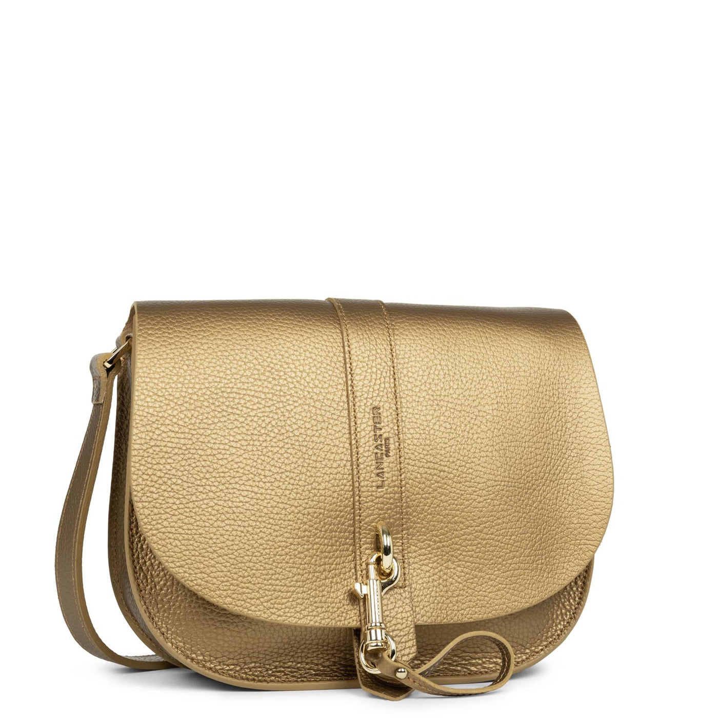 sac besace - foulonné double hook #couleur_gold-antic-in-naturel