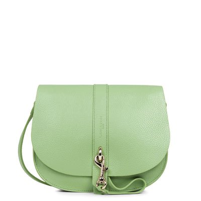sac besace - foulonné double hook #couleur_jade-in-or