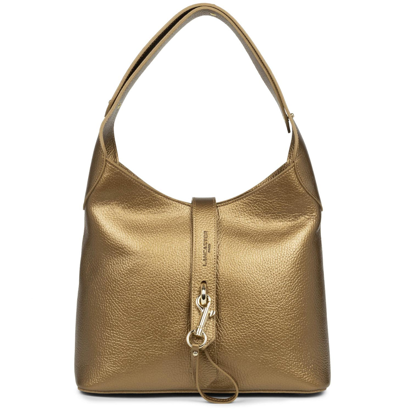 sac hobo - foulonné double hook #couleur_gold-antic-in-naturel