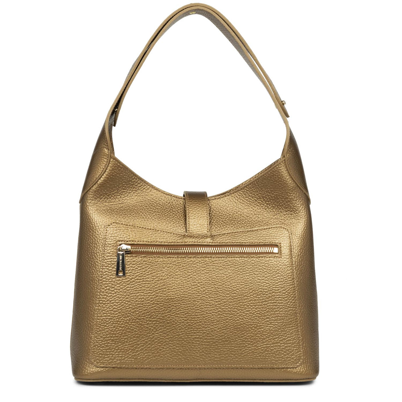 sac hobo - foulonné double hook #couleur_gold-antic-in-naturel