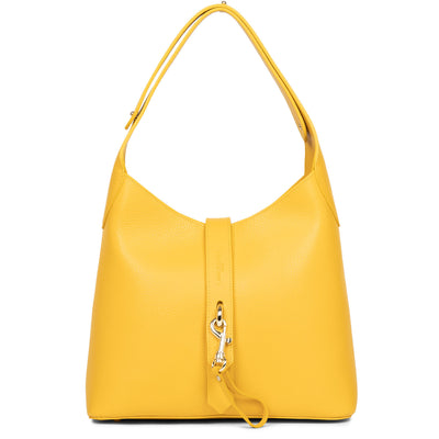 sac hobo - foulonné double hook #couleur_jaune-in-or