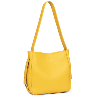 sac seau - foulonne double #couleur_jaune-in-or