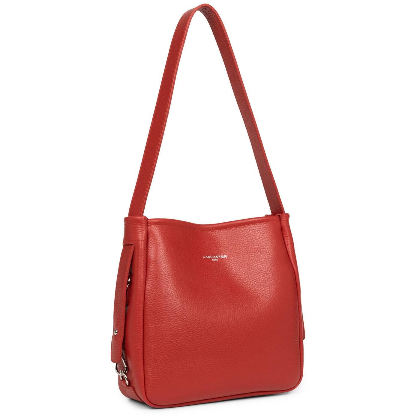 sac seau - foulonne double #couleur_rouge-in-poudre