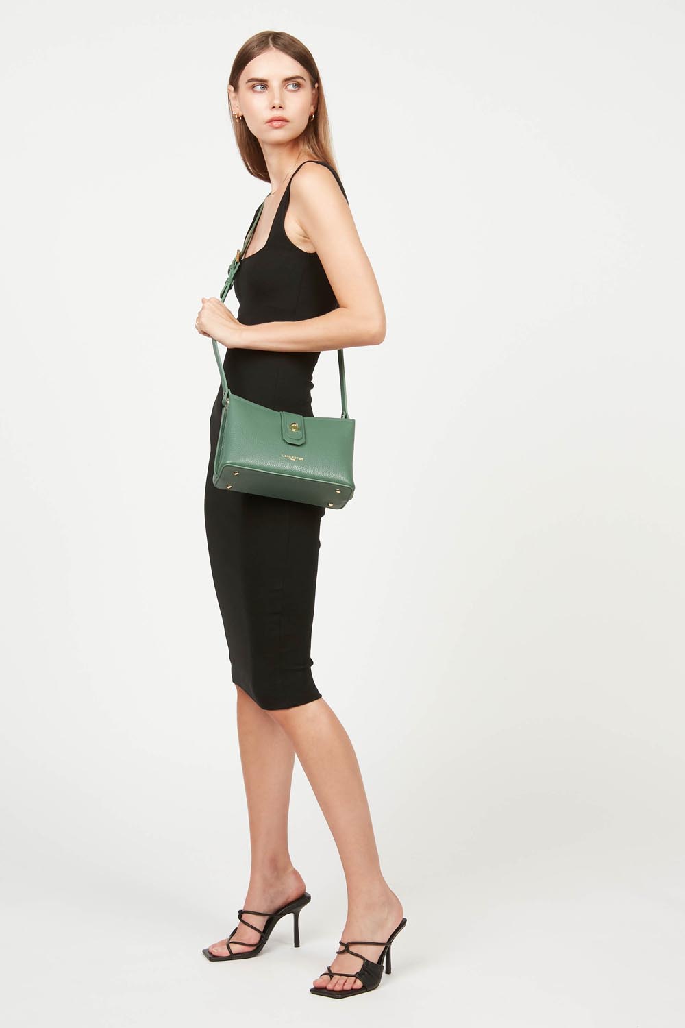 sac trotteur - foulonné double #couleur_vert-fort-in-or