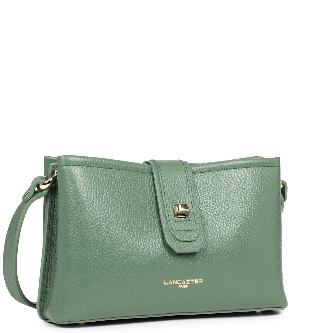 sac trotteur - foulonné double #couleur_vert-fort-in-or