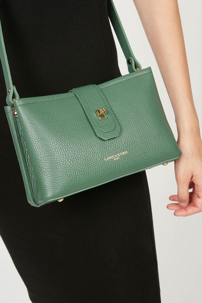 sac trotteur - foulonné double #couleur_vert-fort-in-or