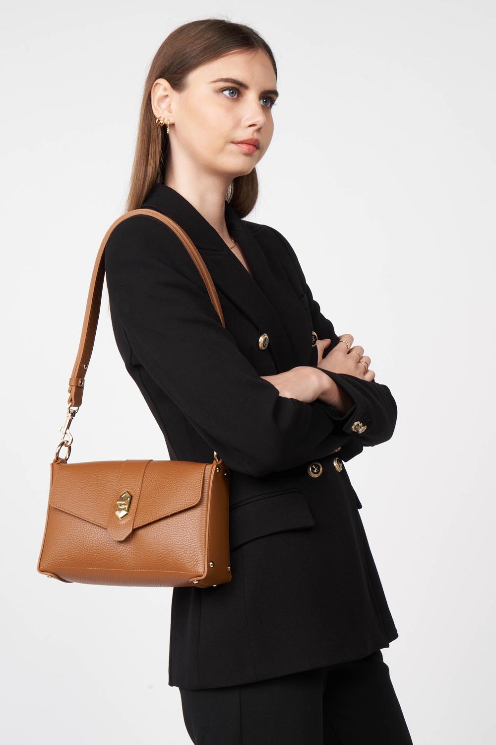 petit sac trotteur - foulonné double