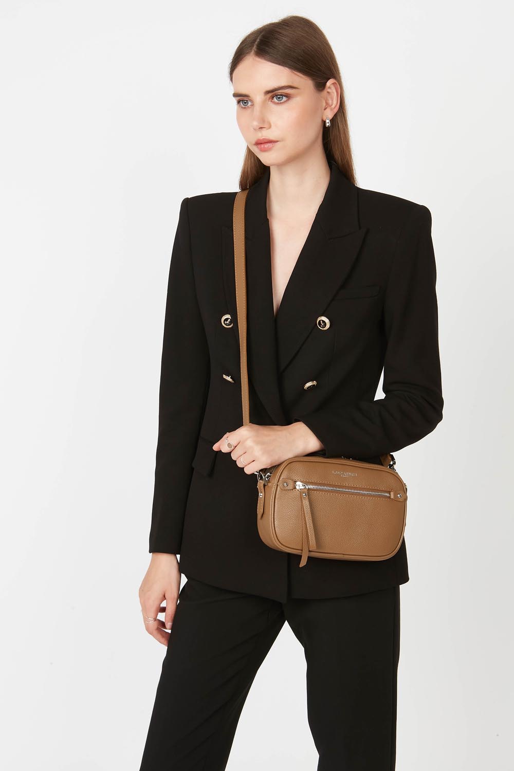 Lancaster - sac trotteur Fashion Firenze argenté Lancaster - sac trotteur Fashion Firenze argenté