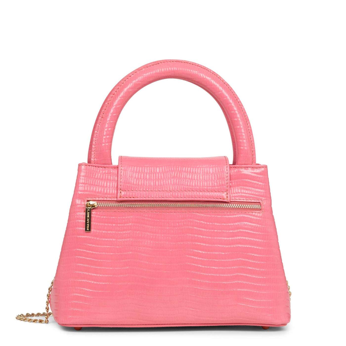 sac à main - carla #couleur_rose-lzard