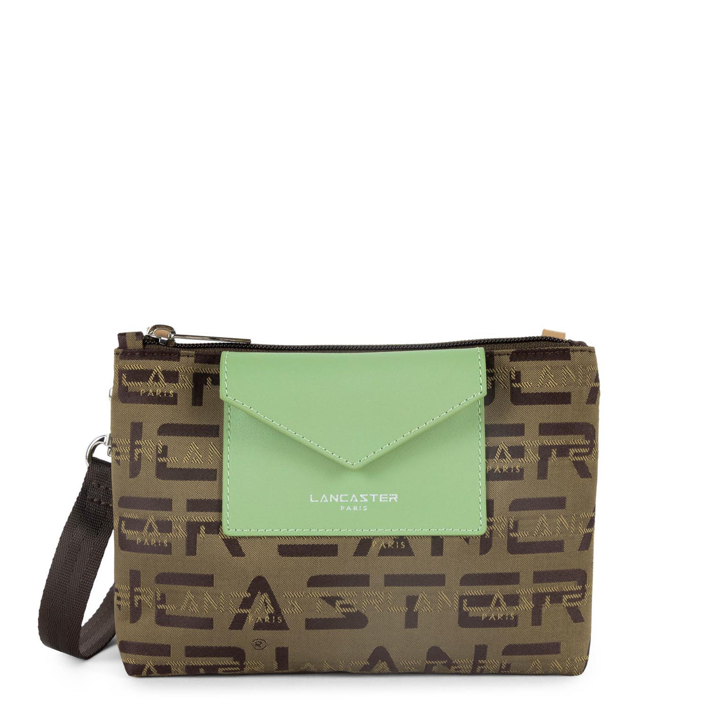 petit sac trotteur - logo kba #couleur_marron-naturel-jade