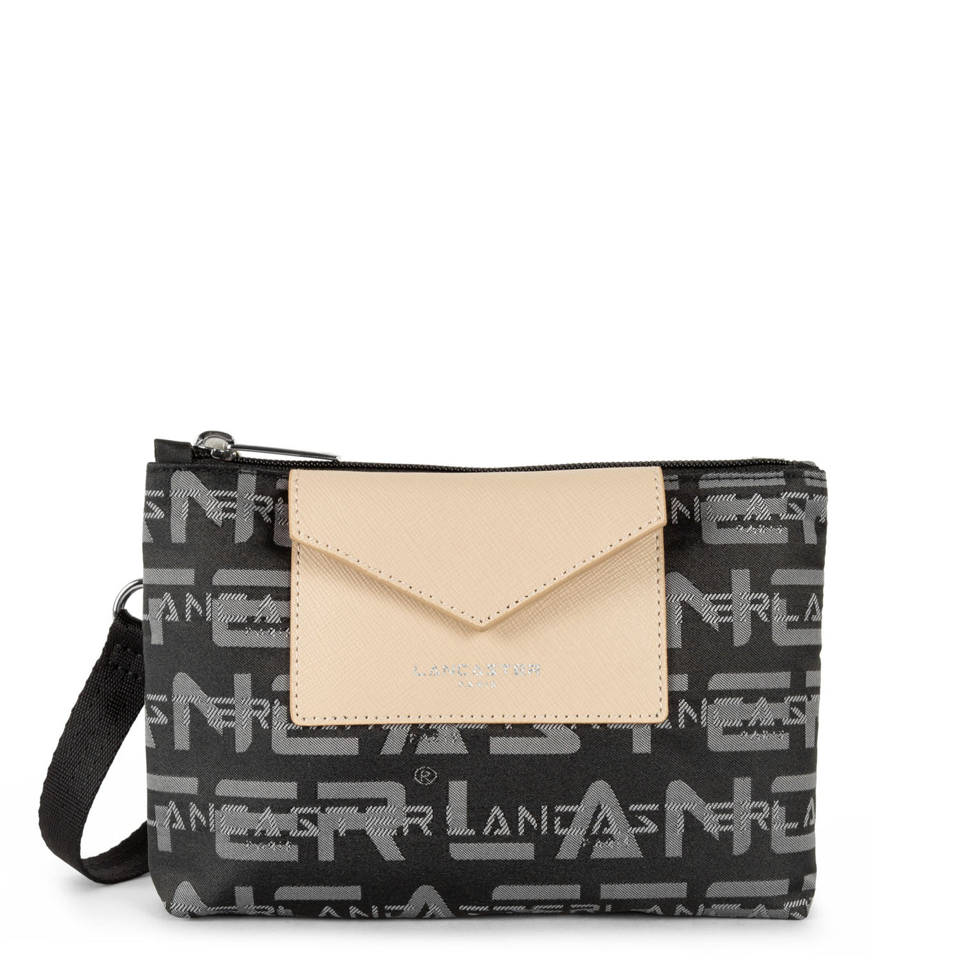 petit sac trotteur - logo kba #couleur_noir-gris-poudre