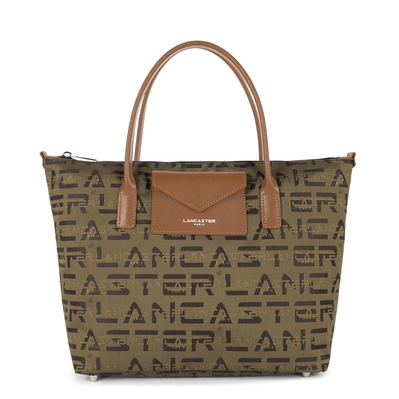 sac cabas main - logo kba #couleur_marron