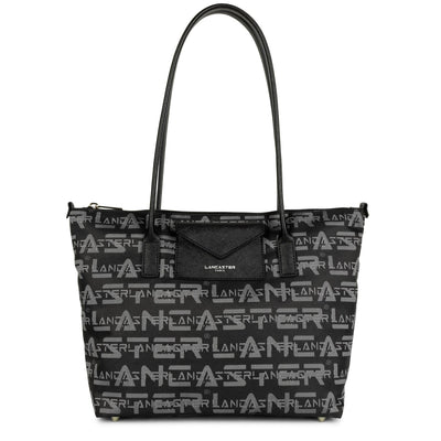 sac cabas épaule - logo kba #couleur_noir