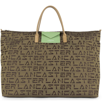sac 24/48h - logo kba #couleur_marron-naturel-jade