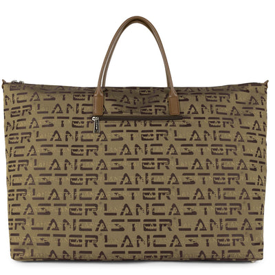 sac 24/48h - logo kba #couleur_marron-vison-jaune