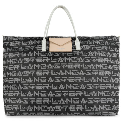 sac 24/48h - logo kba #couleur_noir-gris-poudre