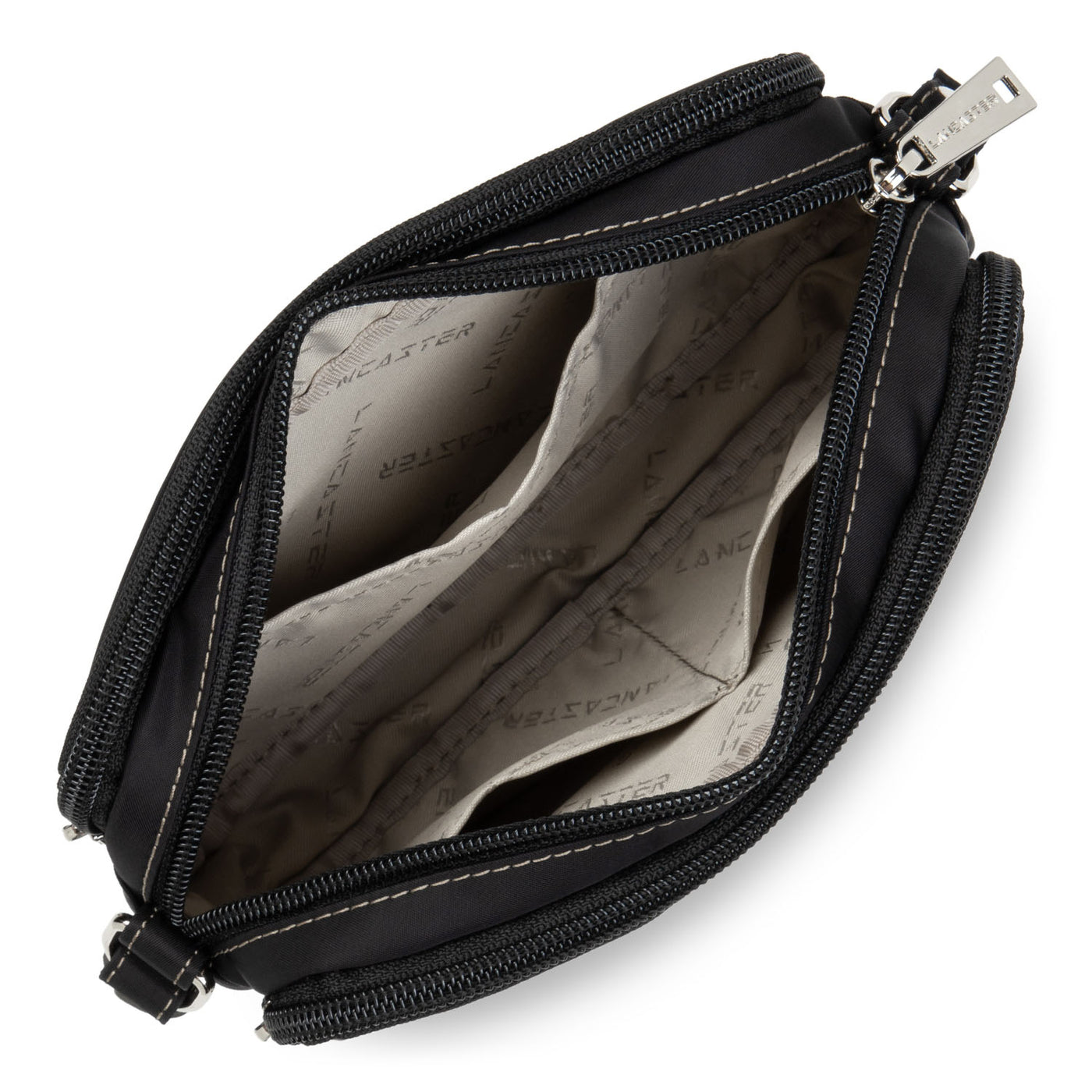 sac trotteur - basic sport #couleur_noir-taupe-galet