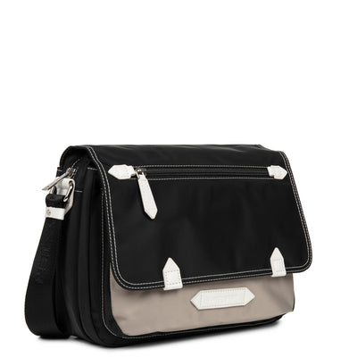 sac gibecière - basic sport #couleur_noir-galet