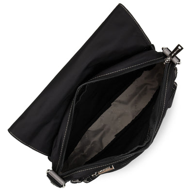 sac gibecière - basic sport #couleur_noir-taupe-galet