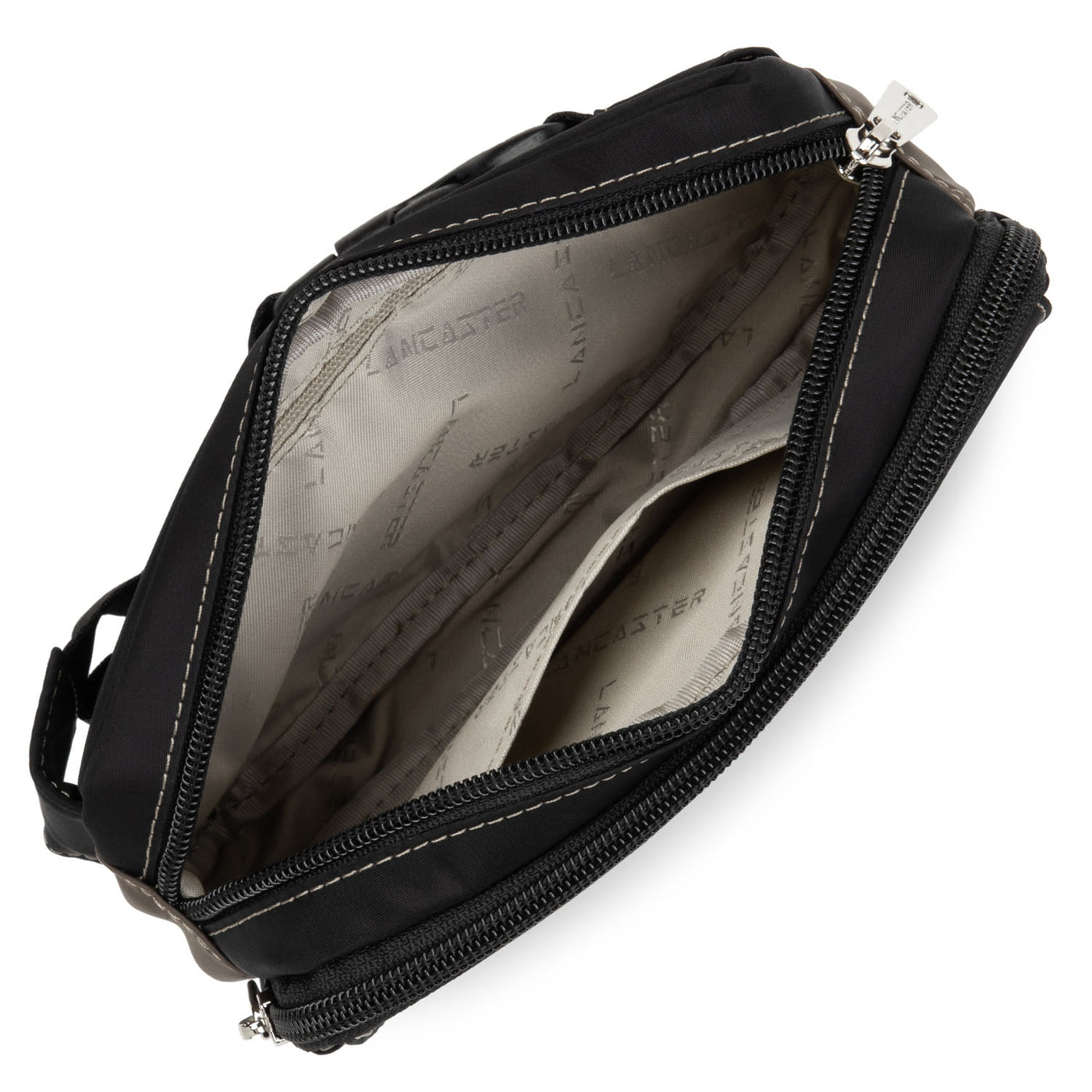 sac porté ceinture - basic sport #couleur_noir-taupe-galet
